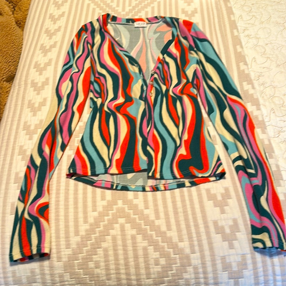 Le Lis Collection Size Small Cardigan Sweater